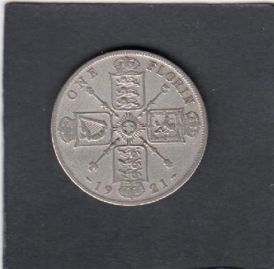 Beschrijving: 1 Florin GEORGIUS V 